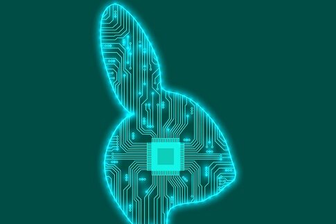 Osterhase elektronisch